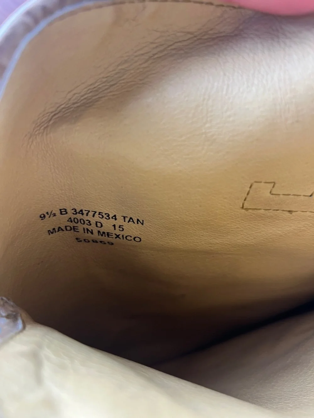 Frye Paige Tall Leather Riding Boots in Light Taupe (with flaw) Size: 9 1/2B